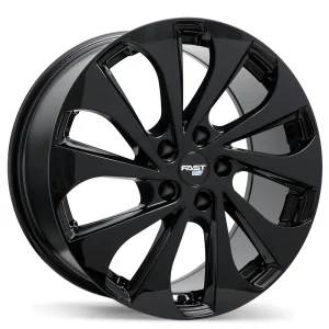 Fast Wheels – EV05 – Black – 18″x7.5″ 40mm – All weather Wheels – FE05-1875-65BN+40F601